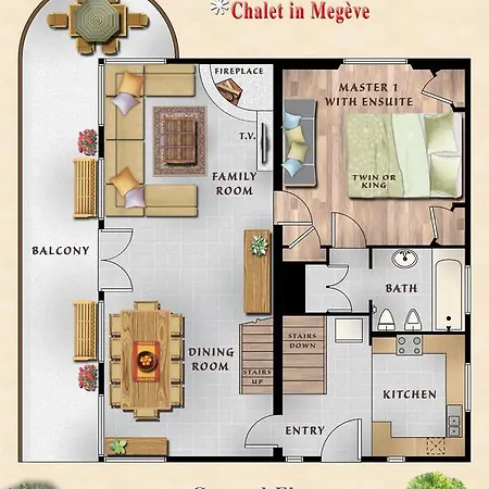 Chalet In Bed & Breakfast Megève